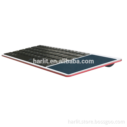 Compute Bluetooth Keyboard With Touchpad Universal Wireless Keyboard With Large Touchpad For Tablet PC Android TV Laptop Desktop